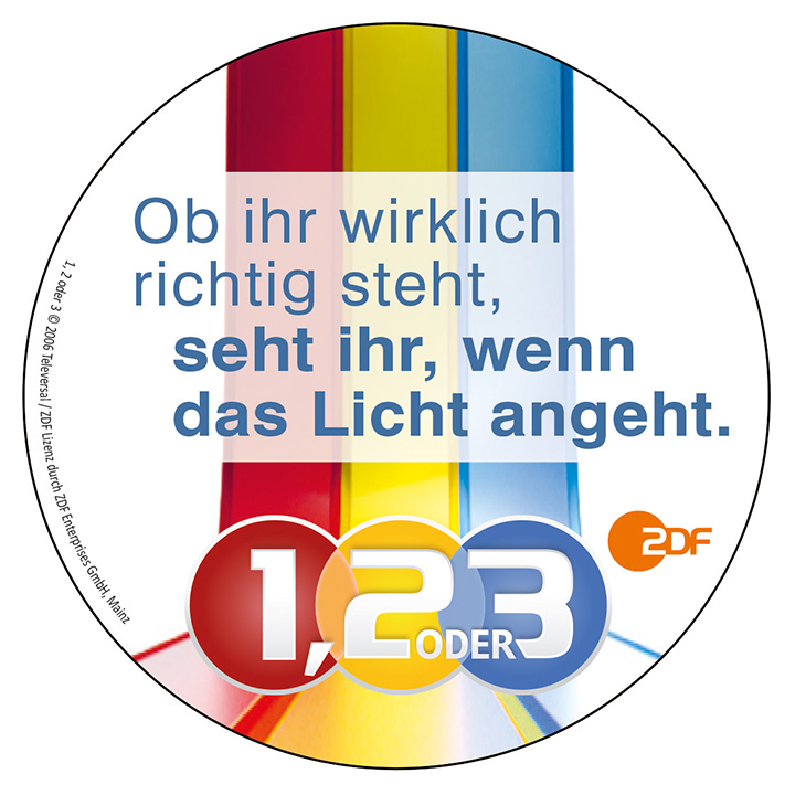 “1, 2 oder 3” der Rateklassiker